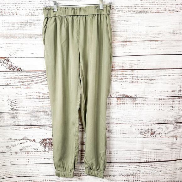 Ramy Brook New York Landry Tencel Green Jogger Pants, EUC, Size XS, MSRP $295 - Picture 6 of 13